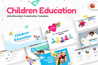 Children Education PowerPoint Template